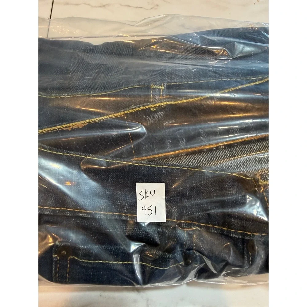 Levi's 569 Y2K Loose Straight Jeans Men W38 L32 Dark Wash Relaxed 2010